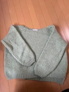 TRICOTS JEAN MARC グリーン ニットセーター