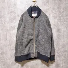 【美品】ユニバーシティオブオックスフォード フルジップブルゾン MA1 Mサイズ