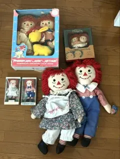 60♡ラガディアン＆アンディ　フラワーフットペアドール　2002年　限定ドール Raggedy Ann & Andy 2002 Flower Foot Doll Ann, Limited 1500