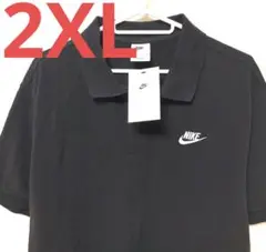 【新品】Nike★ナイキ★半袖ポロシャツ★ブラック★2XL