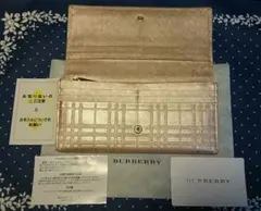BURBERRY 長財布 ノバチェック柄