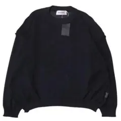 DISCOVERED ベーシックアウトシームラメクルーニット　サイズ1