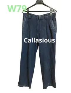Callasious■W 79　メンズデニム　大人の上品カジュアル　ゆったり