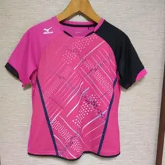 ミズノ　卓球ユニフォーム　ピンク2XL