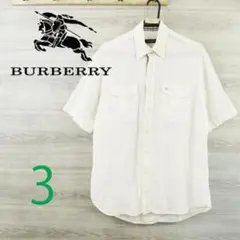 BURBERRY●バーバリー＜半袖シャツ ビッグサイズ＞M0541c