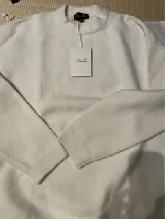 ドゥロワー wool ニット トップス ホワイト サイズ2