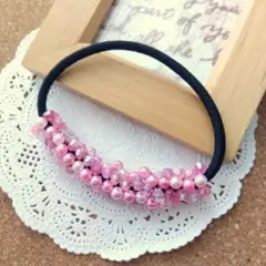 【H-33】ビーズヘアゴム