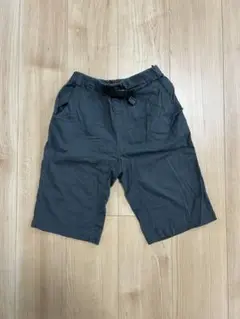 【ほぼ未使用】THE SHOP TKグレー ハーフパンツ ウエスト調整可能
