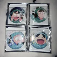 忍たま乱太郎　カミアニTOUCHトレーディング箔押し缶バッジ　4点セット　⑨