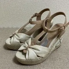【美品】あしながおじさん　ウエッジサンダル