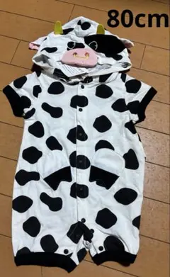 新品未使用Kinder mini 牛ロンパース 80cm
