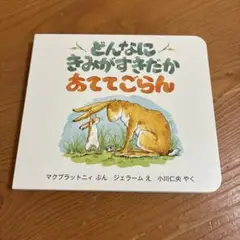 どんなにきみがすきだかあててごらん