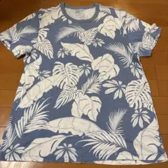 ハワイアン ボタニカル リーフ柄 Tシャツ