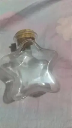 星形ガラス瓶 コルクキャップ付き