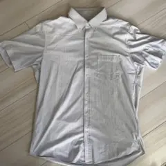 ユニクロ　メンズシャツ　ストライプ　/中古品