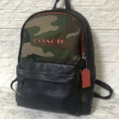 コーチ COACH カモフラ 迷彩 チャールズリュック