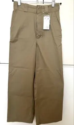 【新品タグ付き】coen　コーエン　チノワイドパンツ　S