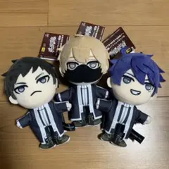美品・GEO限定【桃源暗鬼】ぬいぐるみマスコット~全3種コンプセット~①
