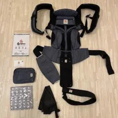 エルゴベビー OMNI 360 クールエア(インディゴウィーブ)【抱っこ紐】
