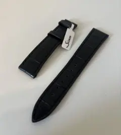 Sinn レザーベルト 19mm ブラック 黒 カーフレザー