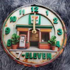 7-Eleven セブンイレブン　掛け時計 動作確認オッケー　返品不可