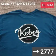 美品 keboz ケボズ フリークスストア ビッグ ロゴ T シャツ XL