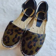 ジャーナルスタンダード　エスパドリーユ サンダル ハラコ 　37