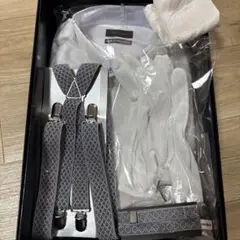 【美品】タカミブライダル　新郎ワイシャツ・小物セット