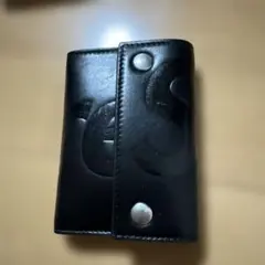 Supreme Leather Chain Wallet "Black"