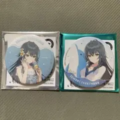 月村手毬 缶バッジ 2種 スイパラ 海の家 学園アイドルマスター