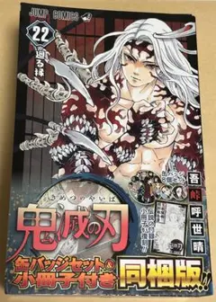鬼滅の刃　22巻同梱版　缶バッジセット&小冊子付き