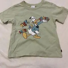 ドナルドダック Tシャツ 100cm ミントグリーン
