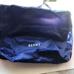BEAMS メッシュバッグ ネイビー