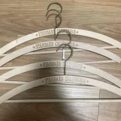 STANDARD CALIFORNIA 木製衣類ハンガー 3本セット