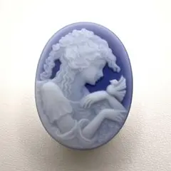 メノウカメオルース　40㎜×30㎜×3.3㎜　6.7g オークションになります。