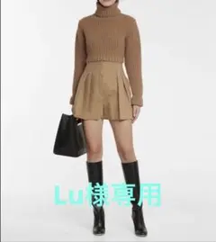 FENDI カリグラフィー ウールショートパンツ 40