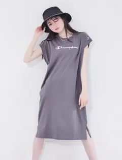 レピピアルマリオ×Champion コラボ　140 フレンチスリーブワンピース
