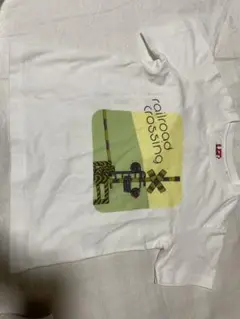 Tシャツ 100cm 踏切　ユニクロ　半袖　服