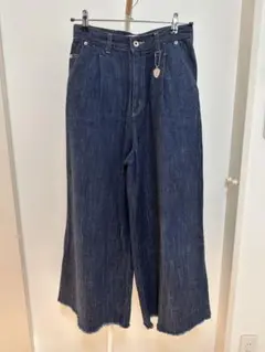 MUVEIL WORK ミュベールワーク　ワイドレッグデニム