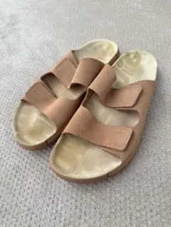 ecco セカンド コズモ M スライド サンダル キャメル 40