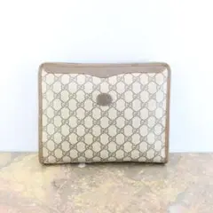 GUCCI オールドグッチGG柄クラッチバッグ