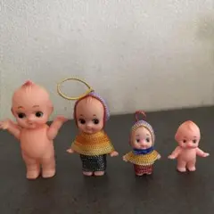 キューピー人形　ソフビ　ハンドメイド　4体