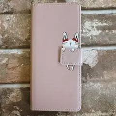 TEDTIKJT Xperia 1 IV ケース ピンク 手帳型 うさぎ カバー