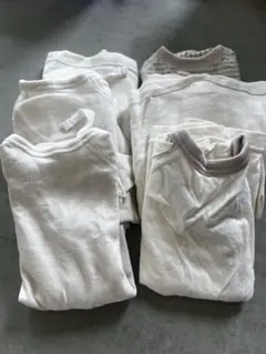 新生児用肌着8点セット　ホワイト　ベージュ