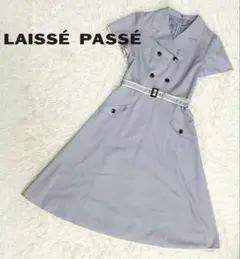【美品】レッセパッセ　トレンチシャツワンピース　ガーリー　フェミニン
