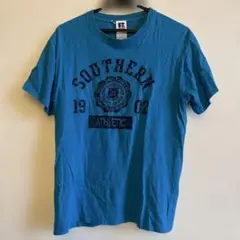 【古着】RUSSELL ATHLETIC Mサイズ 青 Tシャツ