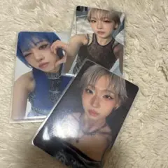 JISOO Blue Jeans 封入トレカ　3種セット
