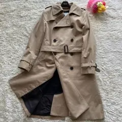 良品✨HYKE ライナー付き トレンチコート Aライン ベージュ 1 S 春秋冬