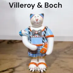 陶器製 猫の置物 ビレロイ&ボッホ Villeroy boch cat - Etsy 日本
