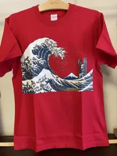 Tシャツ　葛飾北斎　TOKYO都庁